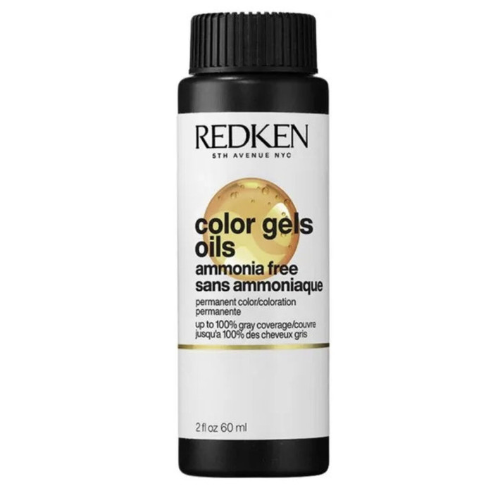 Permanent Dye Redken Color Gel Oils Ab Nº 04AB - 4.1 Nº 04ab - 4.1 60 Ml X 3 x 60 ml (3 Units)