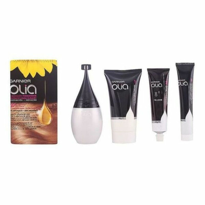 Dye No Ammonia Garnier 1118-35120 Nº 8.0-rubio claro Nº 8,0 Rubio Claro Lote (1 Unit)