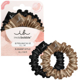 Hair ties Invisibobble   Black Golden (2 Units)