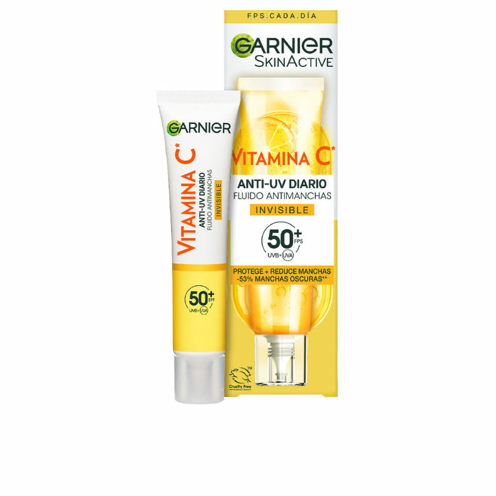 Hydrating Fluid Garnier Vitamin C - Invisible 40 ml Anti-stain