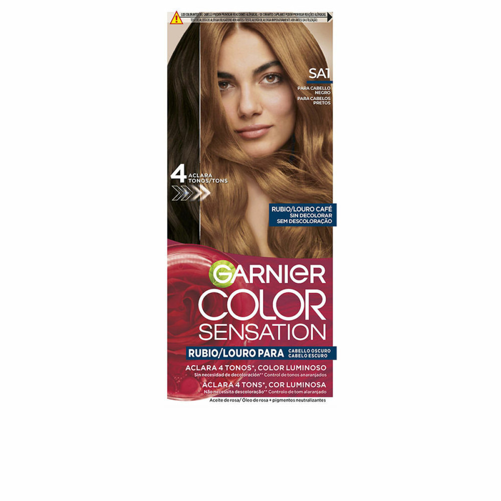 Permanent Dye Garnier COLOR SENSATION Louro Café (5 Units)