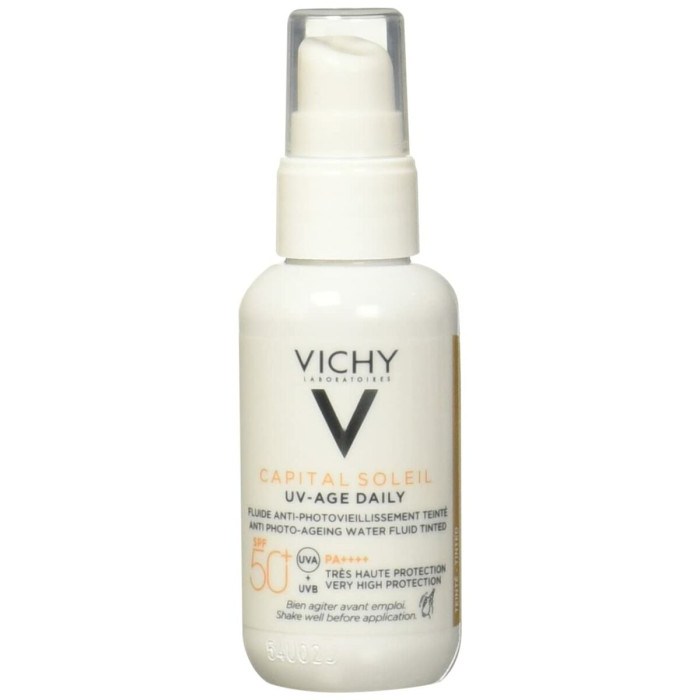 Sun Protection with Colour Vichy Capital Soleil Spf 50+ 40 ml Anti-Wrinkle