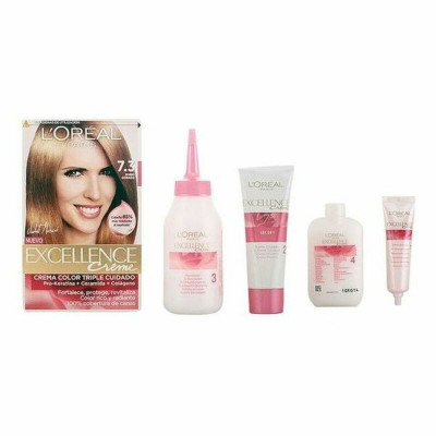 Permanent Dye L'Oreal Make Up Excellence Golden Blonde Nº 7,3 Rubio Dorado Nº 7,3-Rubio Dorado 192 ml