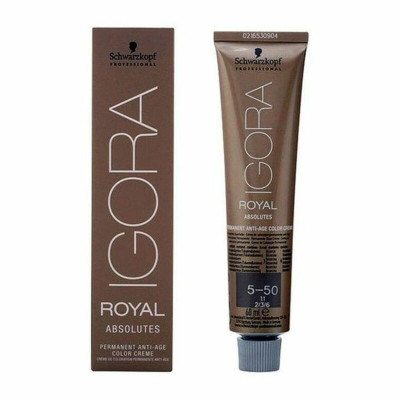 Permanent Anti-Ageing Dye Schwarzkopf Igora Royal Absolutes Nº 5-50 60 ml