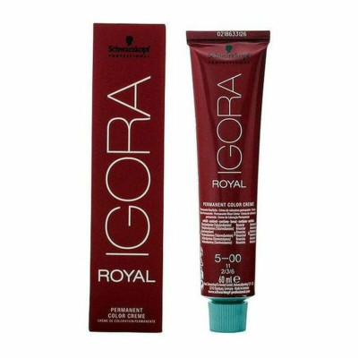 Permanent Dye Schwarzkopf Igora Royal Nº 5-00 60 ml
