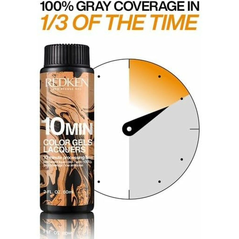 Permanent Dye Redken Color Gels Lacquers Minutos Nº 6ABN-6.19 3 x 60 ml