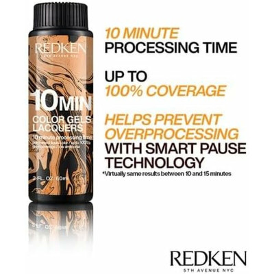 Permanent Dye Redken Color Gels Lacquers Minutos Nº 6ABN-6.19 3 x 60 ml