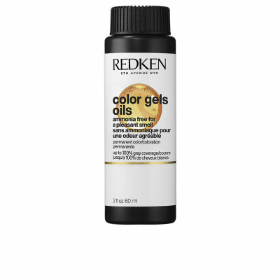 Permanent Colour Redken COLOR GEL OILS Platinum Blonde Nº 10AV-10.12 Nº 10av-10.12 60 Ml X (3 Units)