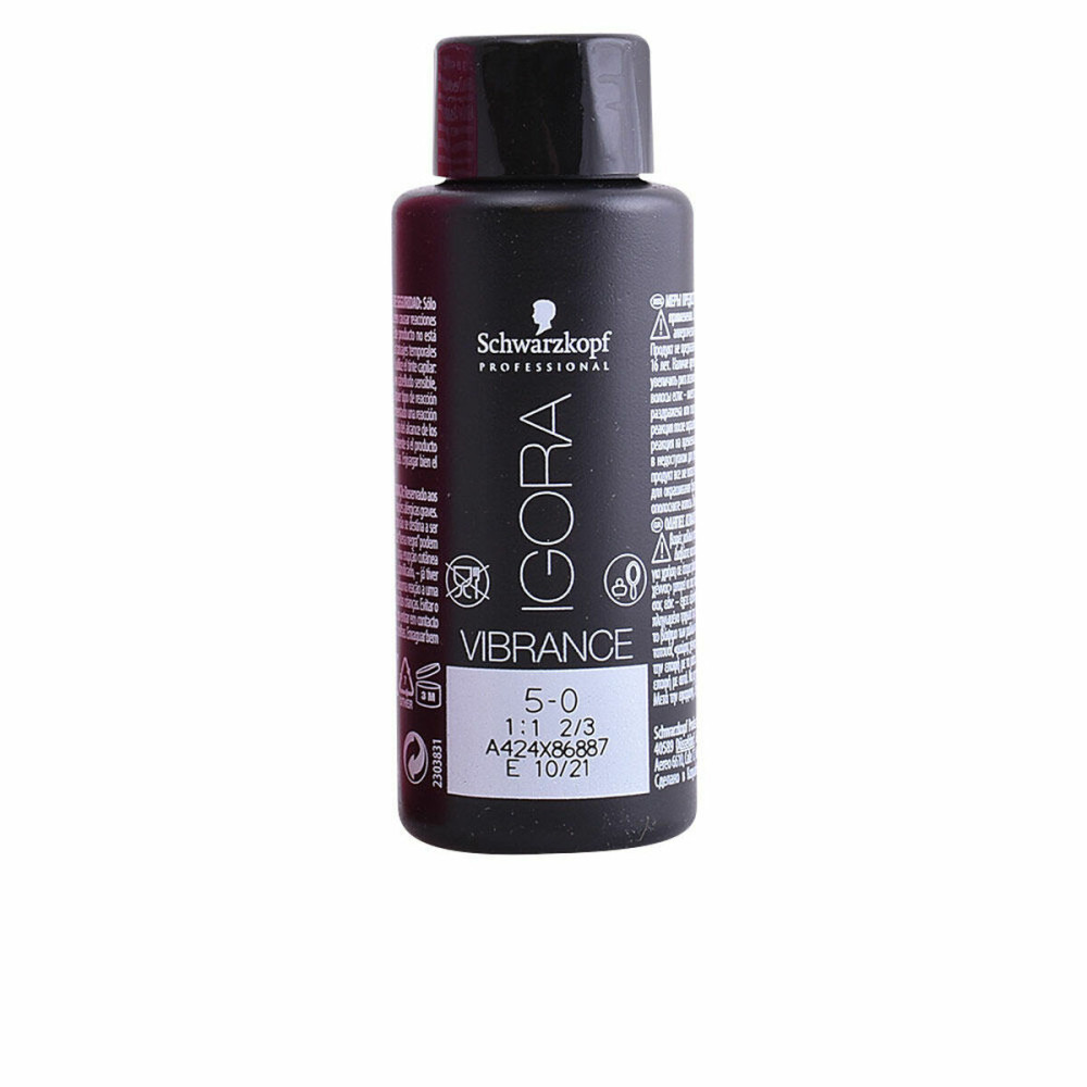 Dye No Ammonia Schwarzkopf Igora Vibrance Nº 5-0 60 ml