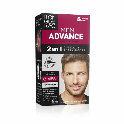 Colouring Cream Llongueras Men Advance 5 - Light Brown Nº 5-Castano Claro Semi-permanent