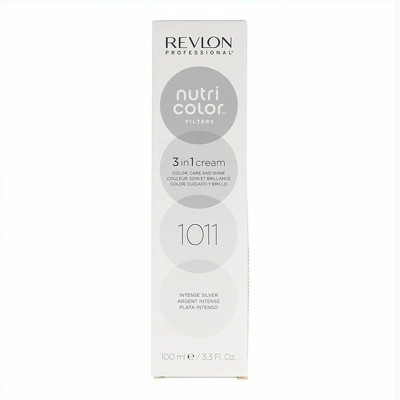 Permanent Colour Creme Revlon Nutri Color 1011 - Intense Silver Nº 1011 Intense Silver 100 ml 3-in-1
