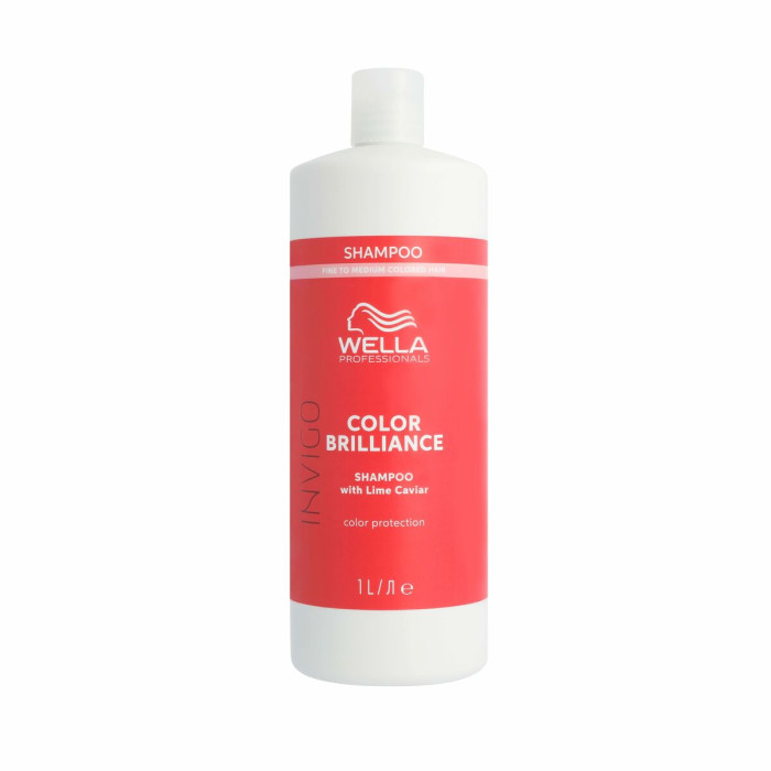 Colour Revitalizing Shampoo Wella Invigo Color Brilliance 1 L Coloured Hair Fine hair