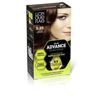 Permanent Colour Llongueras COLOR ADVANCE Nº 5,25-Marron Chocolate