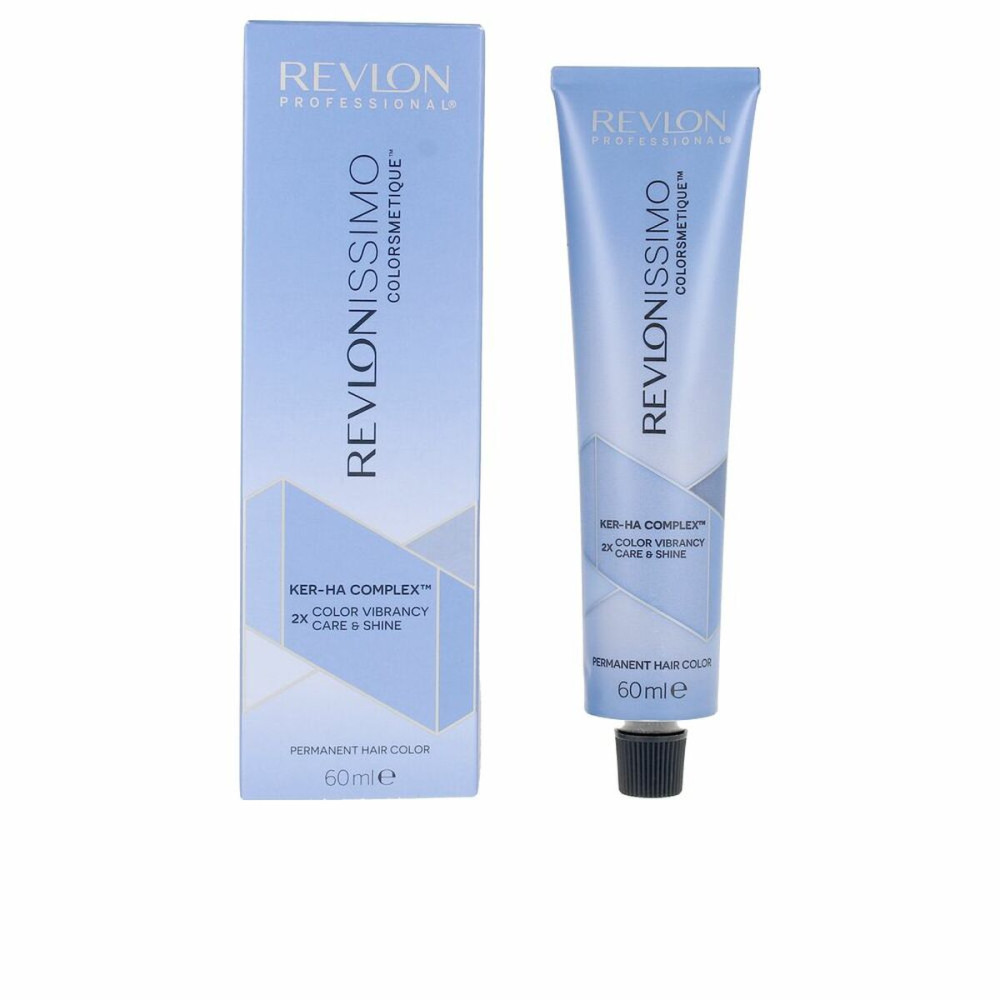 Permanent Dye Revlon Revlonissimo Colorsmetique High Coverage Blonde Nº 8.12 Nº 8,12-Frosty Blonde 60 ml