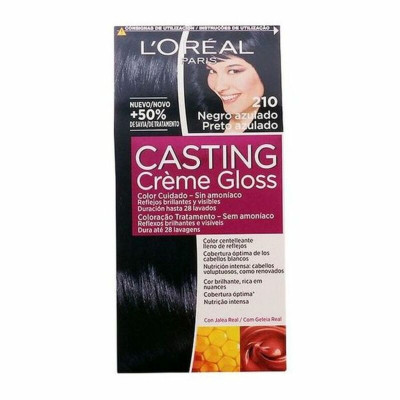 Dye No Ammonia L'Oreal Make Up Casting Creme Gloss Blue Black 180 ml