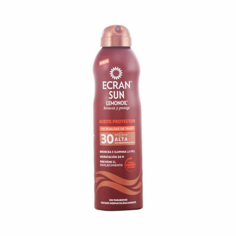 Sunscreen Oil Ecran Ecran Sunnique Spf 30 250 ml