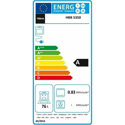 Oven Teka HBB5350WH 3552 W 76 L
