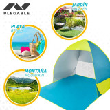 Beach Windscreen Aktive Blue Green Polyester 160 x 110 x 140 cm