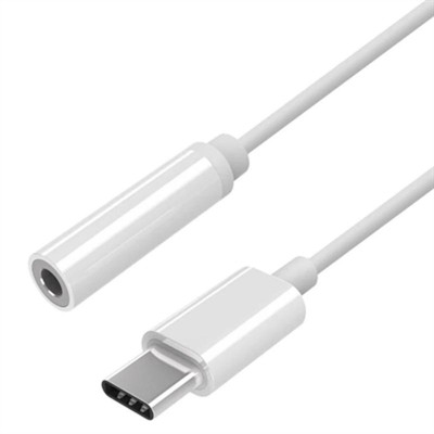 USB-C to Jack 3.5 mm Adapter Aisens A109-0384 White 15 cm