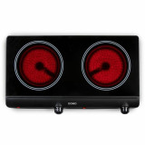 Glass-Ceramic Hob DOMO DO339KP 2500 W