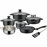 Cookware GSW Black noir 10 Pieces