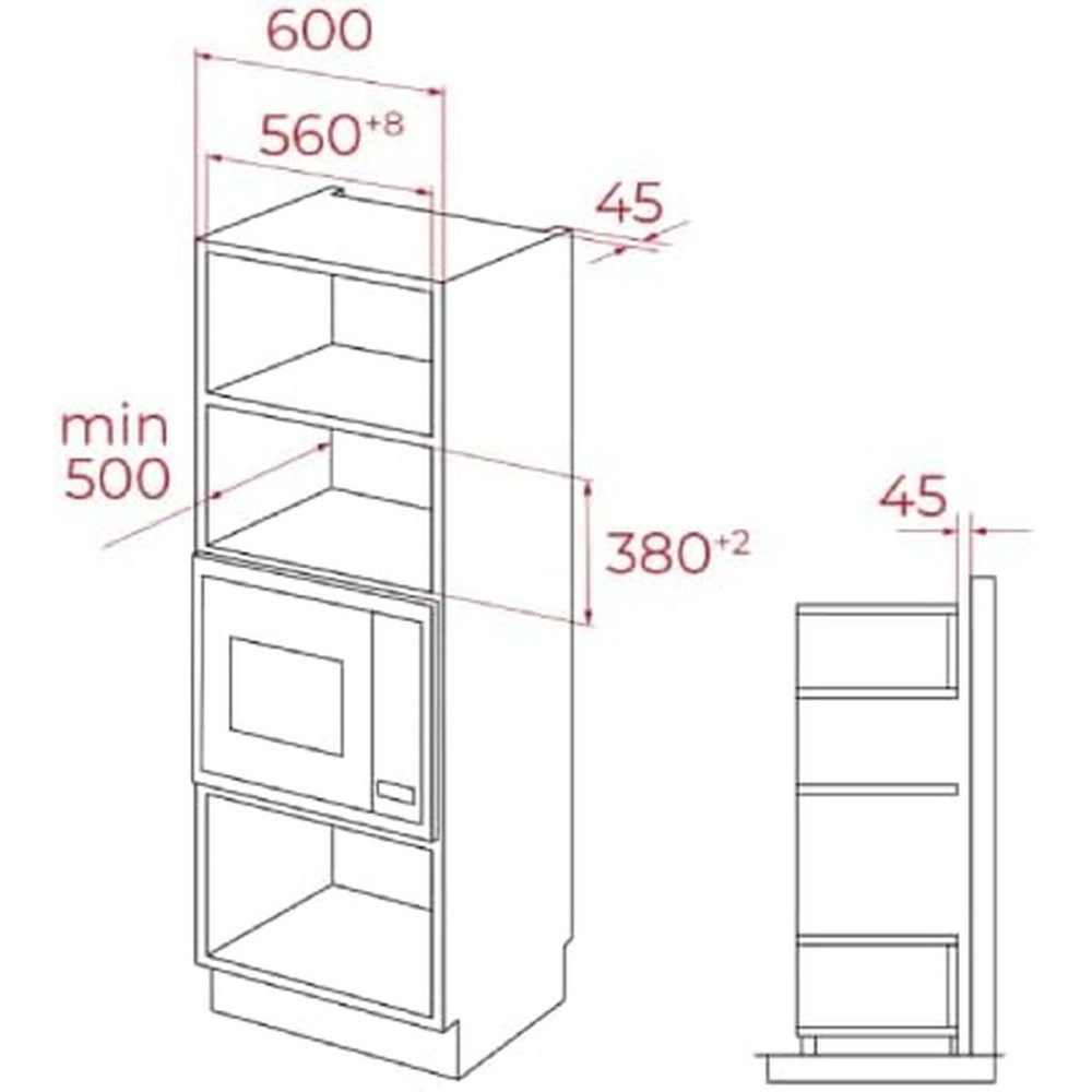 Microwave with Grill Teka MSEG825FI   25L 25 L