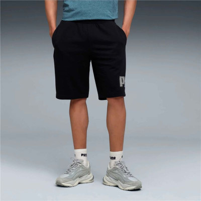 Men's Sports Shorts Puma Essentials Logo Lab Black