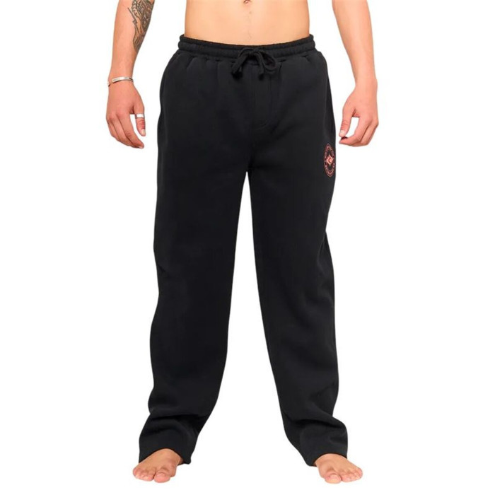 Long Sports Trousers Rip Curl Stapler Trackpant Black Men