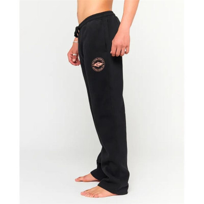 Long Sports Trousers Rip Curl Stapler Trackpant Black Men