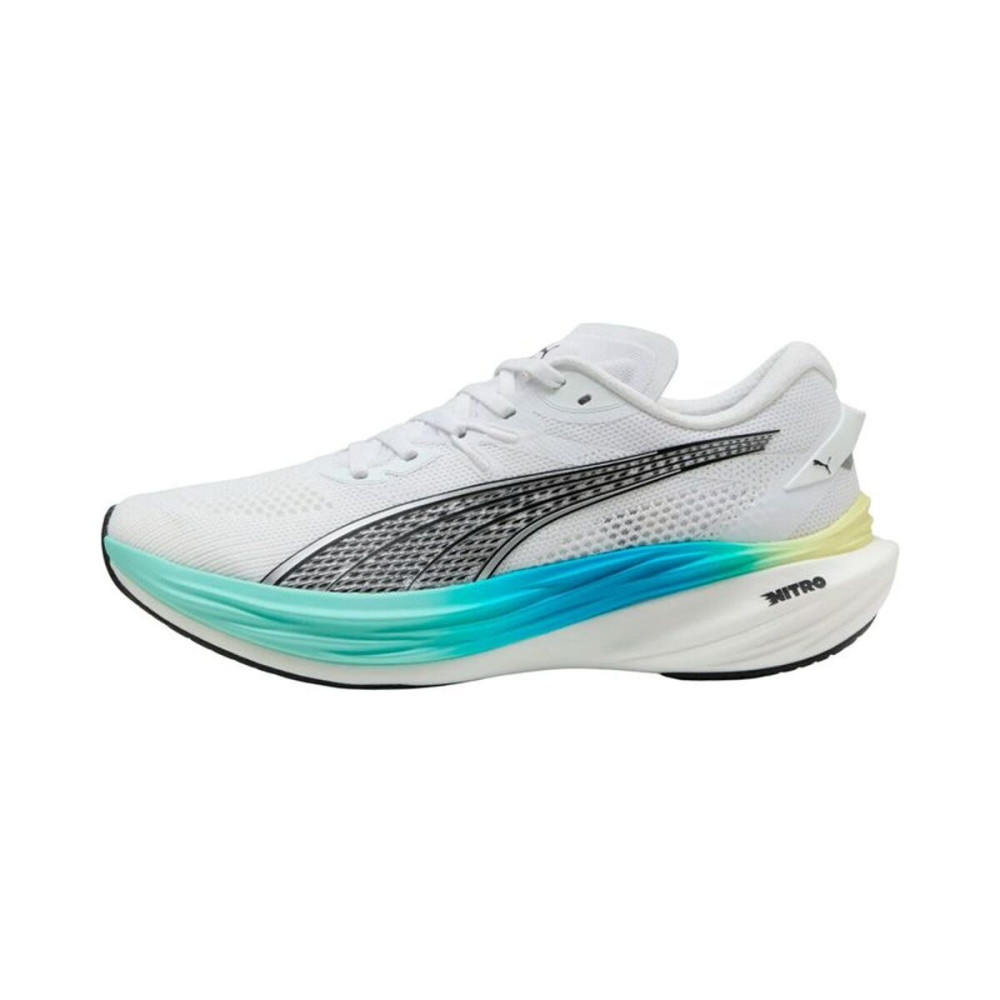 Running Shoes for Adults Puma Deviate Nitro 3 White