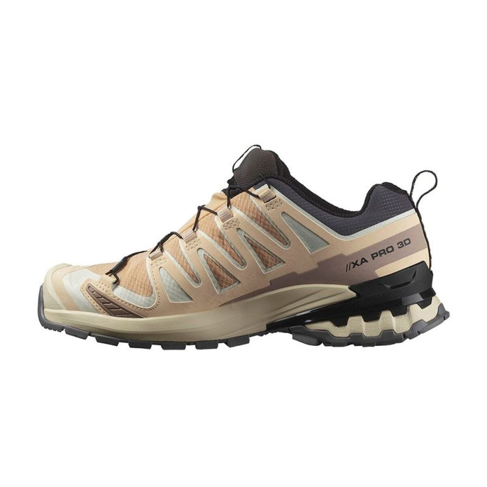 Trail running shoes for women Salomon XA Pro 3 V9 GTX Light brown