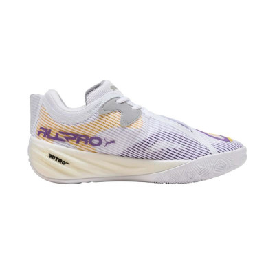 Basketball Shoes for Adults Puma All-Pro Nitro™ 2 White Purple