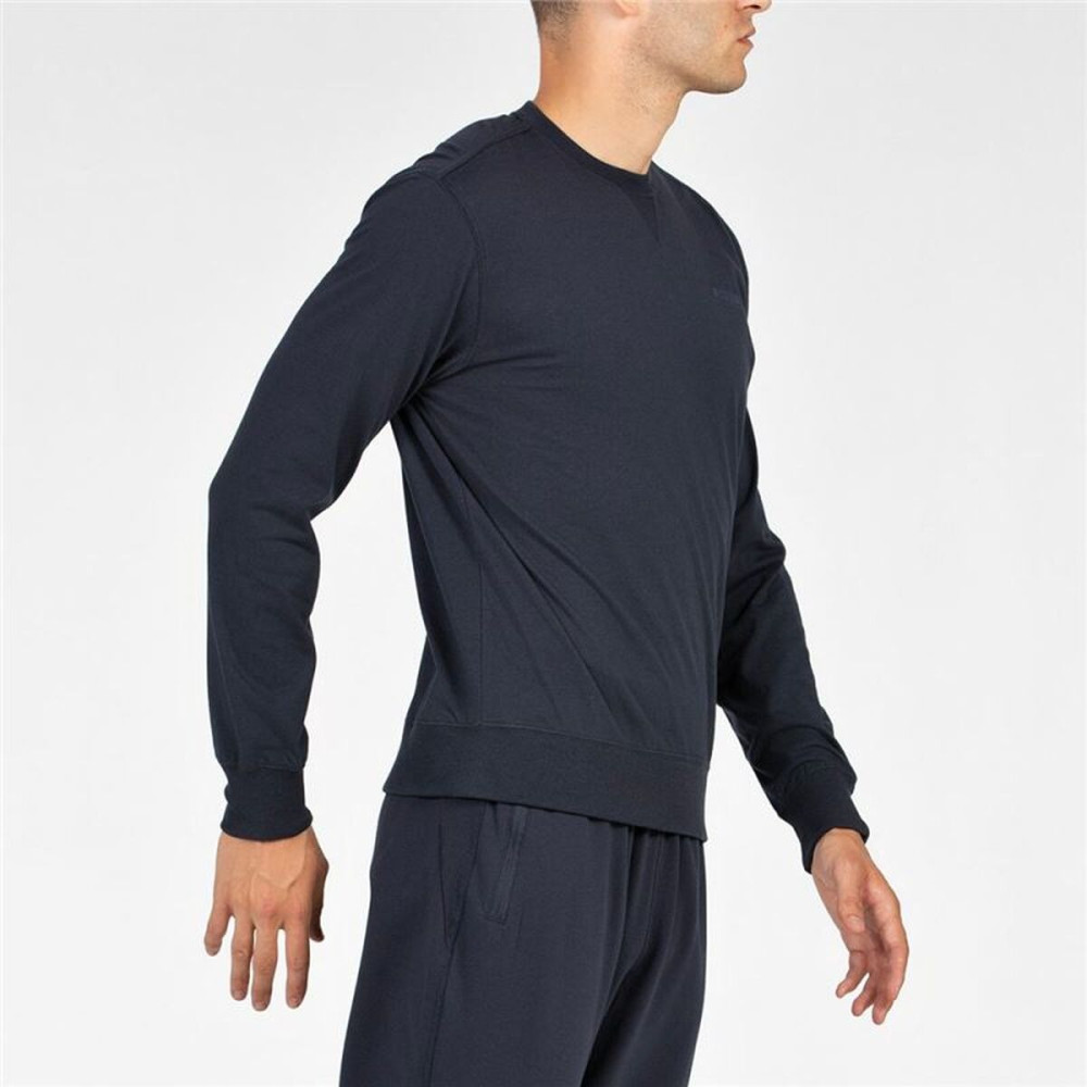 Men’s Sweatshirt without Hood John Smith Fomal Dark blue Navy Blue