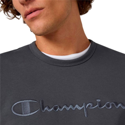 Men’s Sweatshirt without Hood Champion Icons Tonal Dark grey
