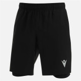 Men's Sports Shorts Macron Cb Matias Double Black