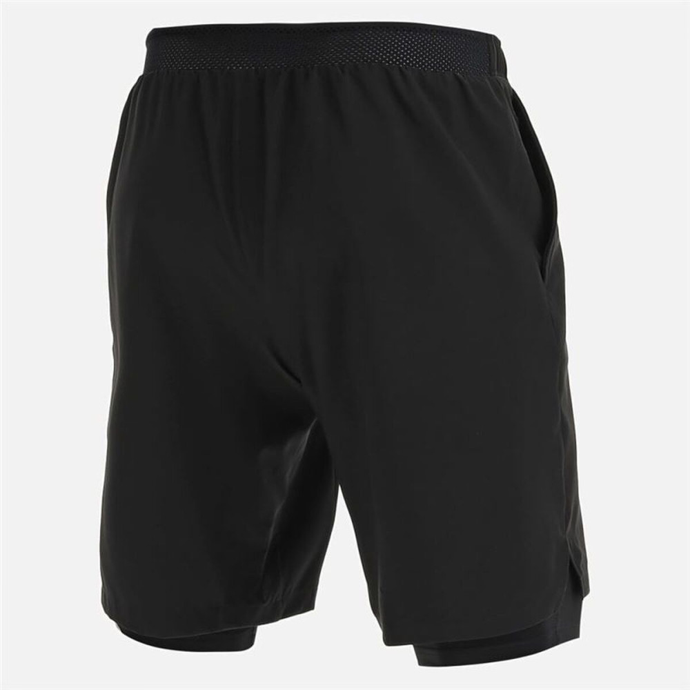 Men's Sports Shorts Macron Cb Matias Double Black
