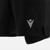 Men's Sports Shorts Macron Cb Matias Double Black