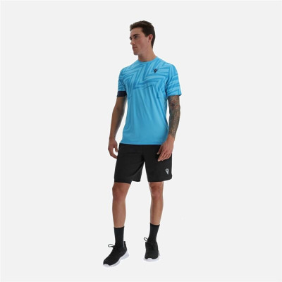 Men's Sports Shorts Macron Cb Matias Double Black