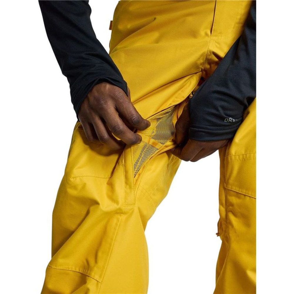 Ski Trousers Burton Cargo Regular Yellow Men