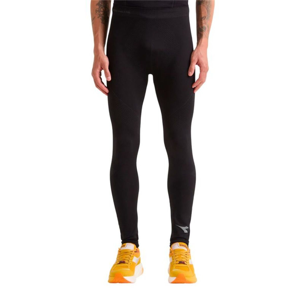 Sports Leggings for Men Diadora Stratozero Black