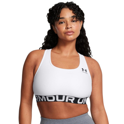 Sports Bra Under Armour Hg Mid Branded White