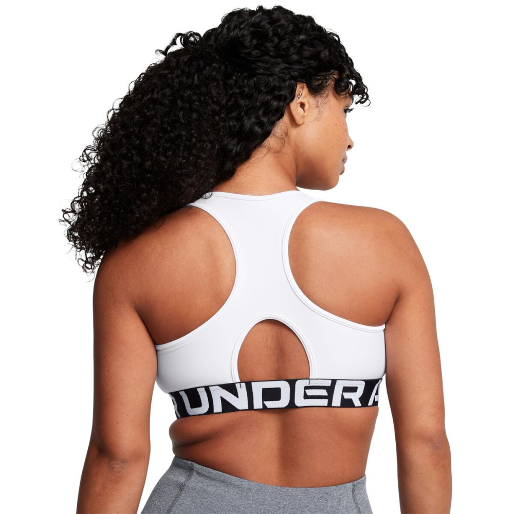 Sports Bra Under Armour Hg Mid Branded White