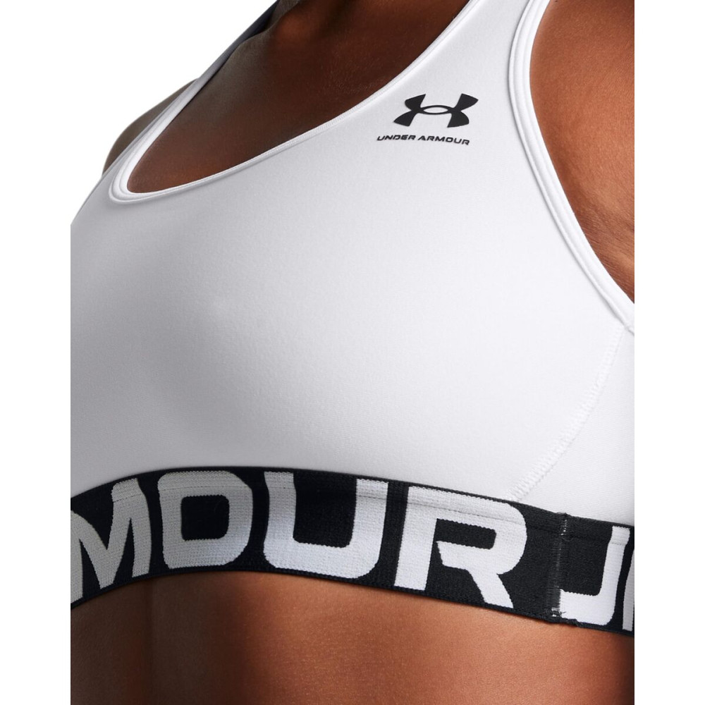 Sports Bra Under Armour Hg Mid Branded White
