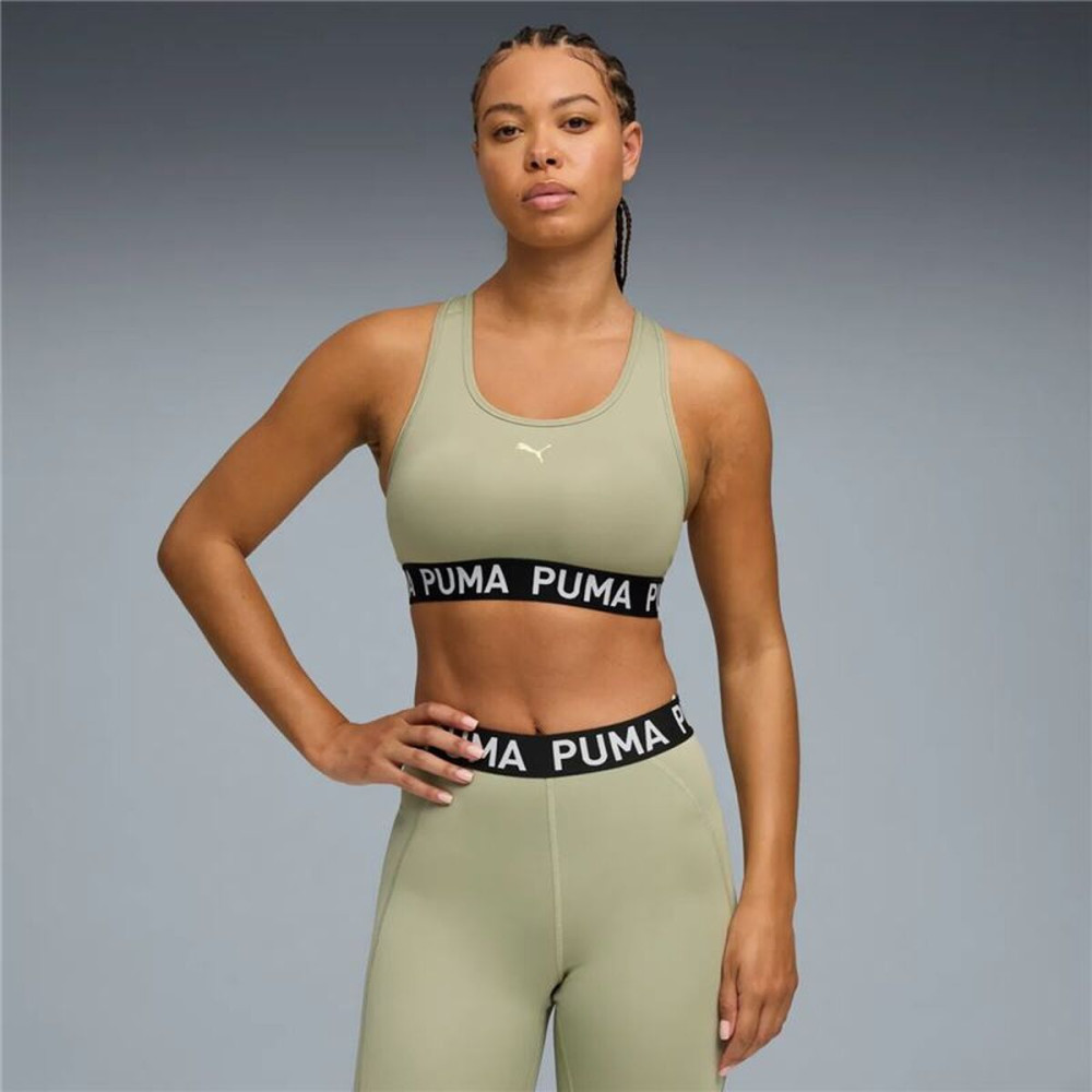 Sports Bra Puma 4Keeps Elastic Olive