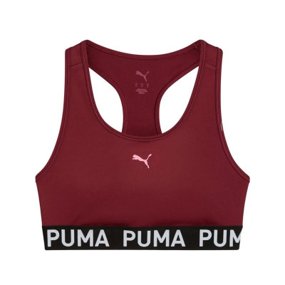 Sports Bra Puma 4Keeps Elastic Dark Red