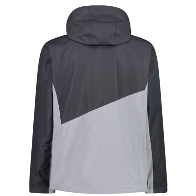 Men's Sports Jacket Campagnolo CMP Man Zip Detachable Inn Grey