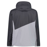 Men's Sports Jacket Campagnolo CMP Man Zip Detachable Inn Grey