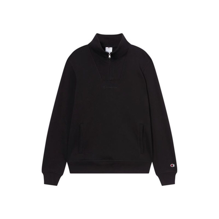 Men’s Sweatshirt without Hood Champion Icons Tonal Black