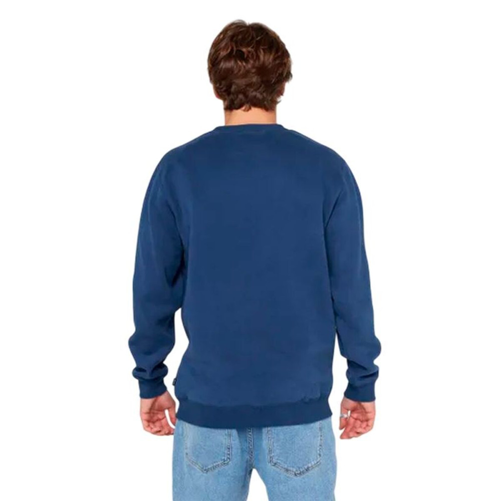 Men’s Sweatshirt without Hood Rip Curl Staple Crew Blue Navy Blue