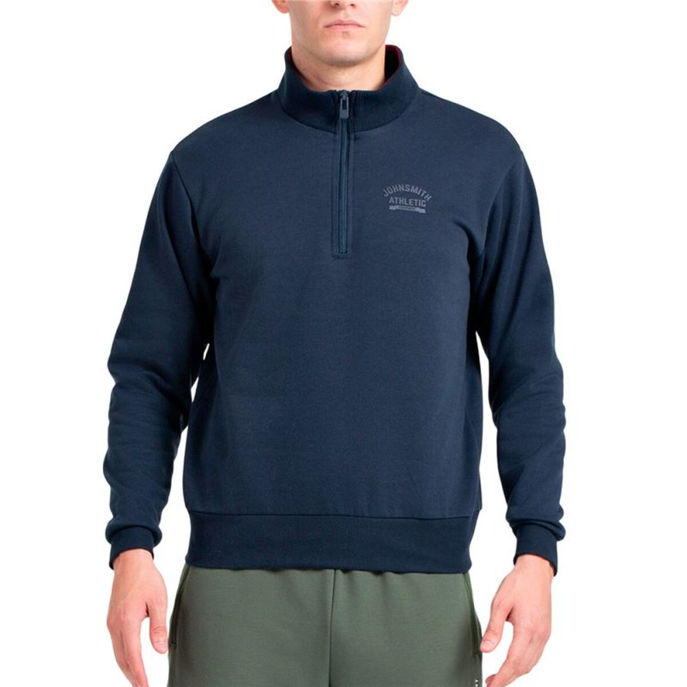Men’s Sweatshirt without Hood John Smith Fulu 004 Blue Navy Blue